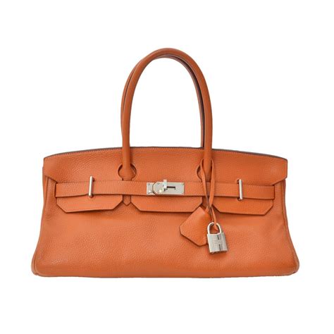 hermes shoulder bag orange|authentic hermes shoulder bags.